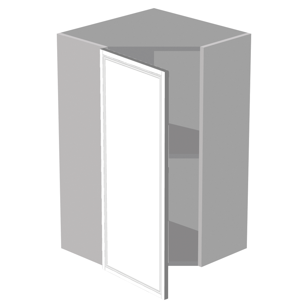 Кухонный шкаф угловой трапециевидный 720х600х600х300мм Серый